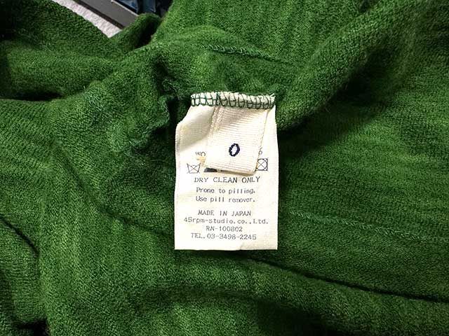 中古】45R フォーティーファイブアール ワンピース グリーン サイズ0  