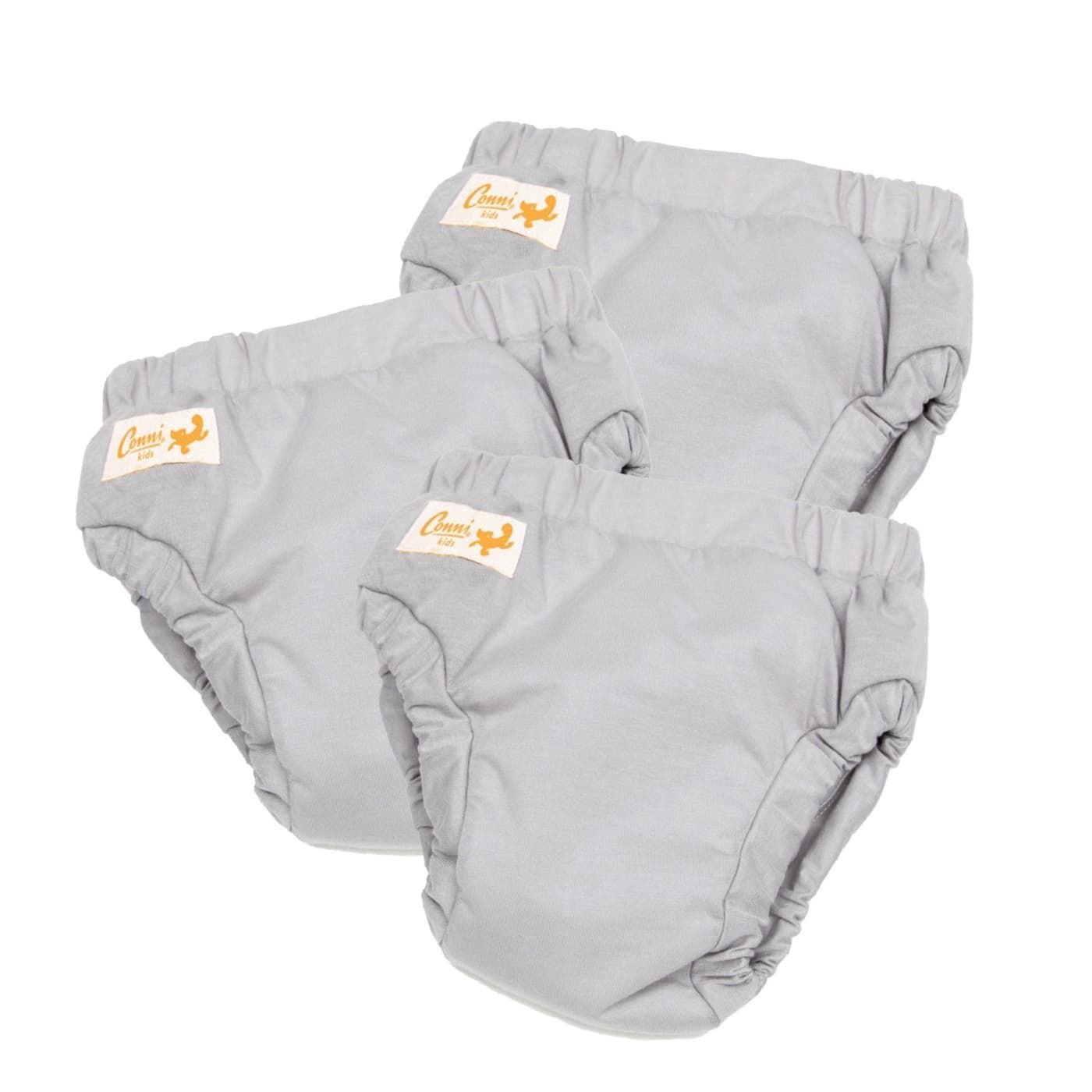 キッズ・トレーニングパンツ、吸収性、防水性、再利用可能 - グレー - 3枚入り