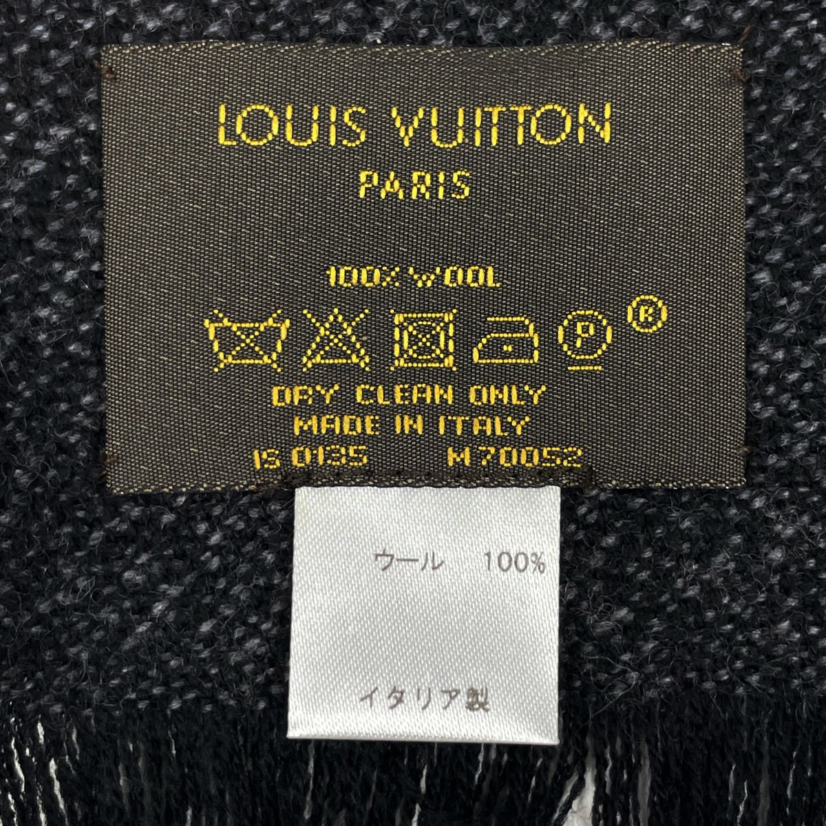 ルイ・ヴィトン Louis Vuitton エトール モノグラム マフラー フリンジ