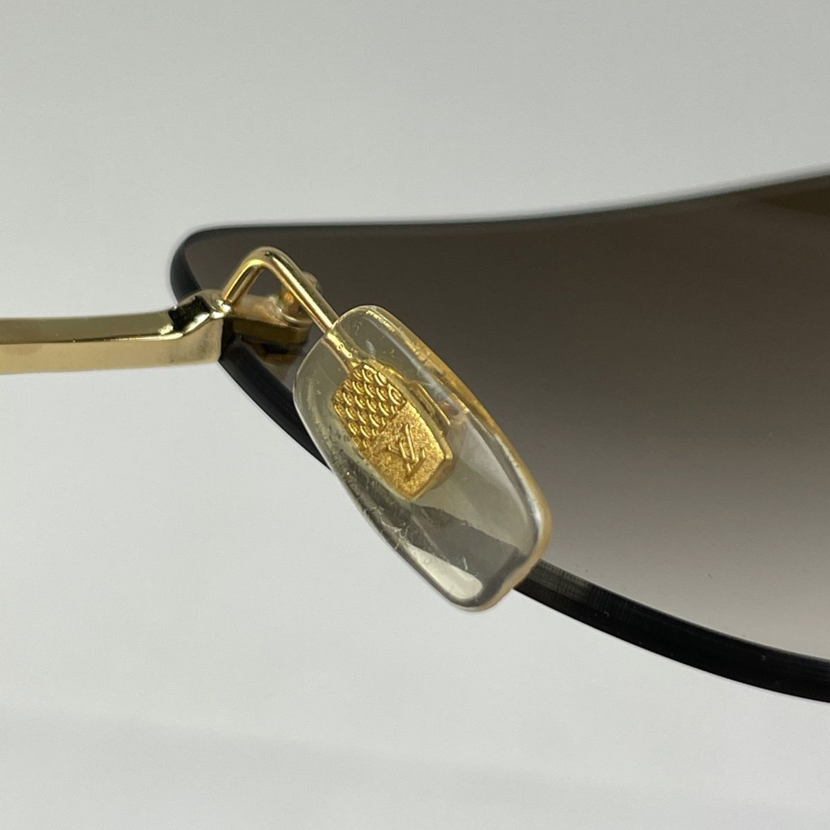 ルイ・ヴィトン Louis Vuitton ロゴ サングラス ダミエ グラデーション