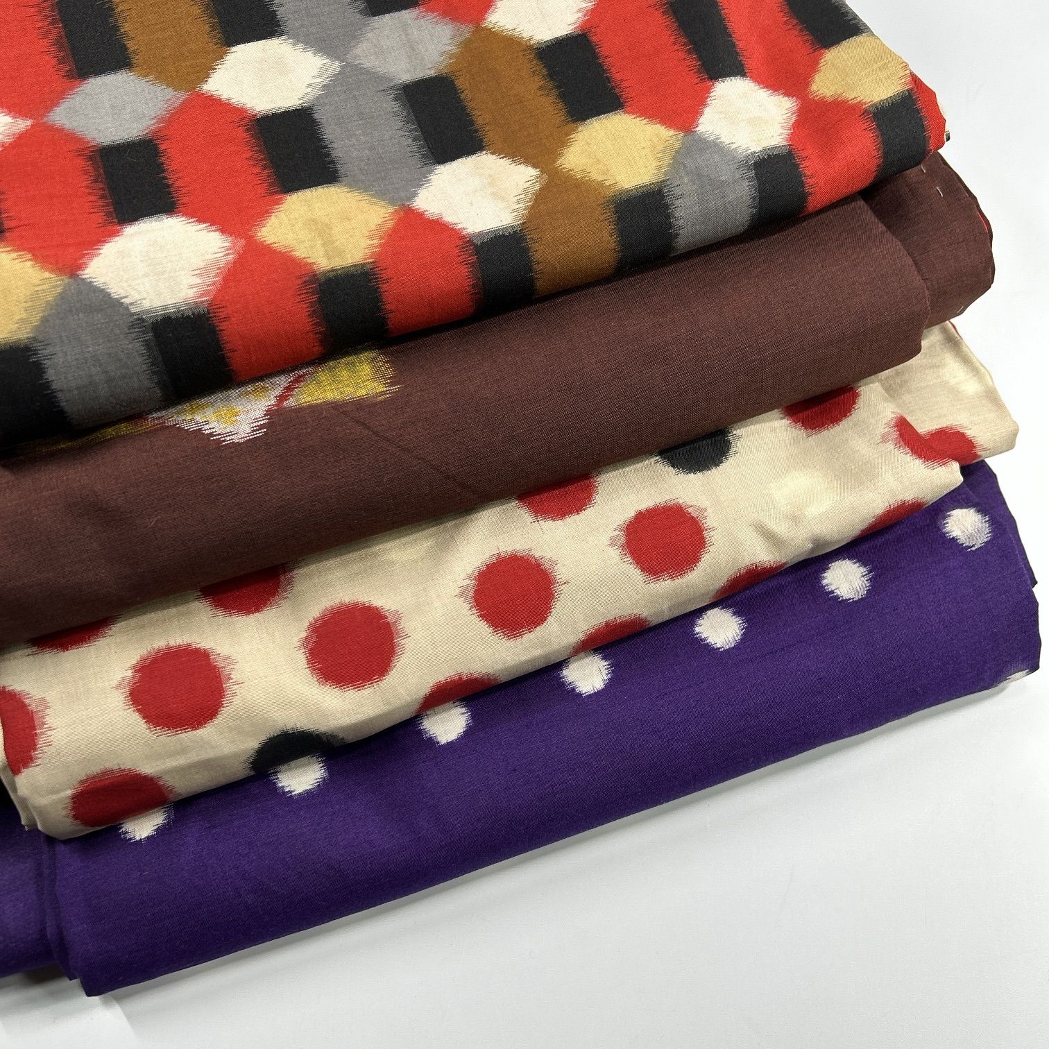 銘仙 着物 4枚 正絹 着物まとめ売り 同梱購入歓迎 リメイク用 着付け