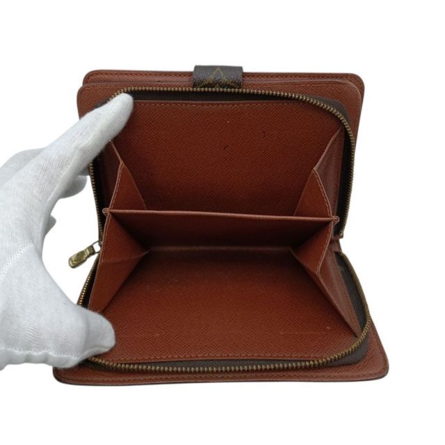 中古 LOUIS VUITTON ルイヴィトン ポルトパピエジップ M61207 2つ折り