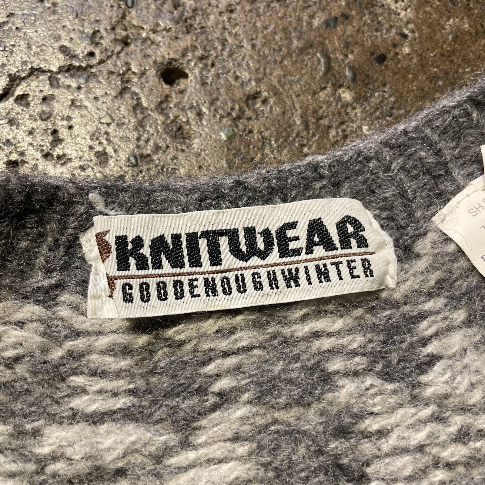 GOOD ENOUGH 90s ノルディック柄 プルオーバー 二ット グッドイナフ