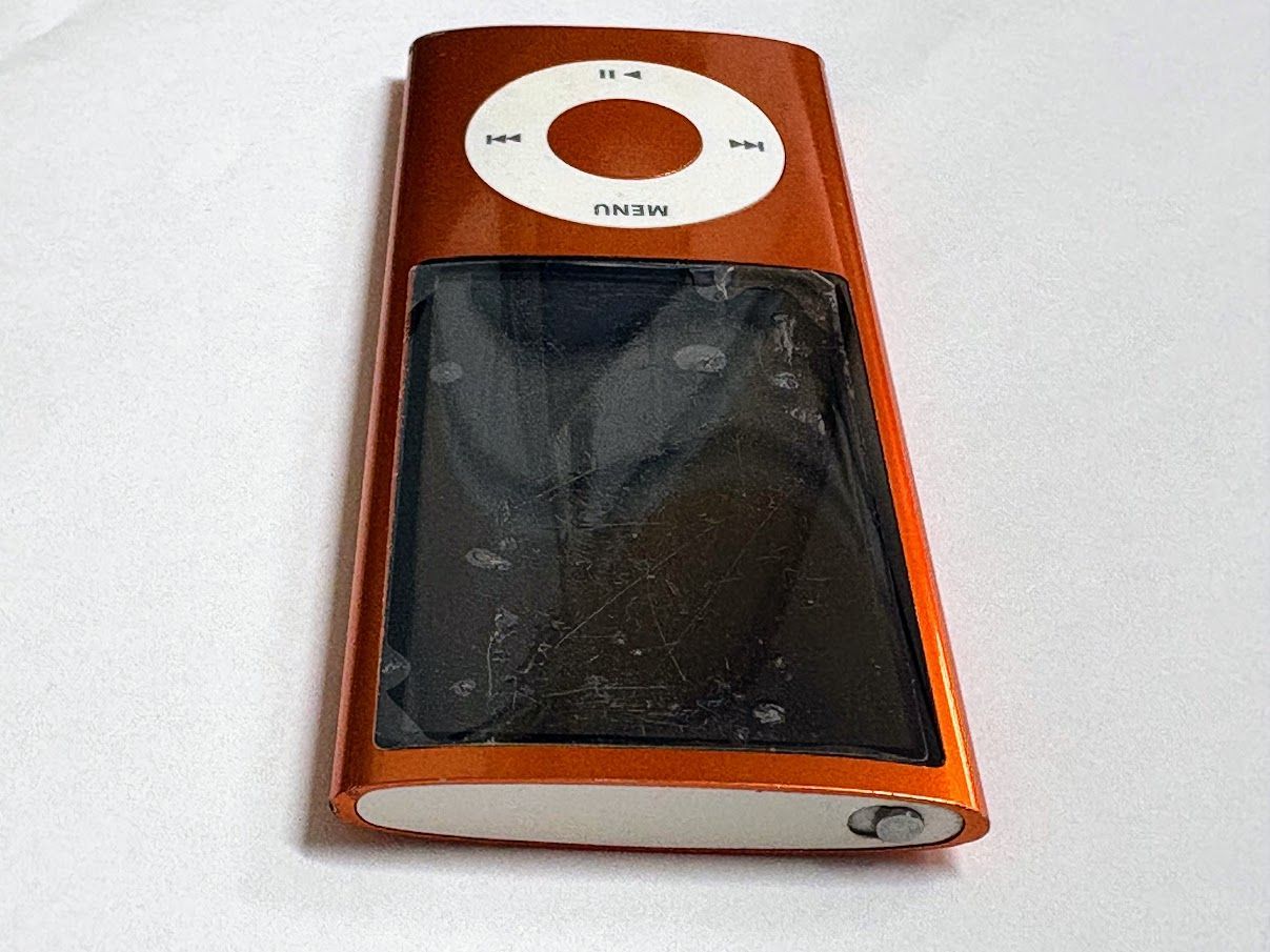 Apple iPod nano 第5世代 A1320 オレンジ ジャンク 通電確認のみ