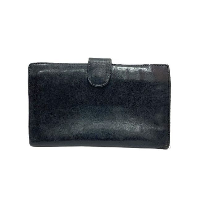 CHANEL(シャネル) ココマーク がま口 二つ折り長財布 ラムスキン