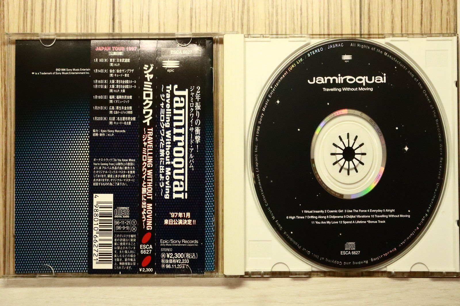 国内盤CD☆ジャミロクワイ/Jamiroquai□ Travelling Without Moving