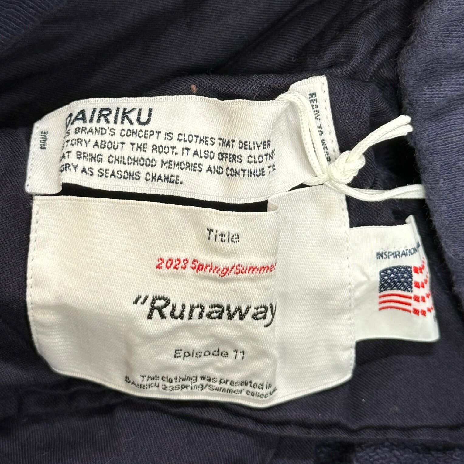 パンツ DAIRIKU 23SS C-3 Cargo Sweater Pants Water-repellent Cargo Sweater Pants (22AW C-4) | DAIRIKU / パンツ