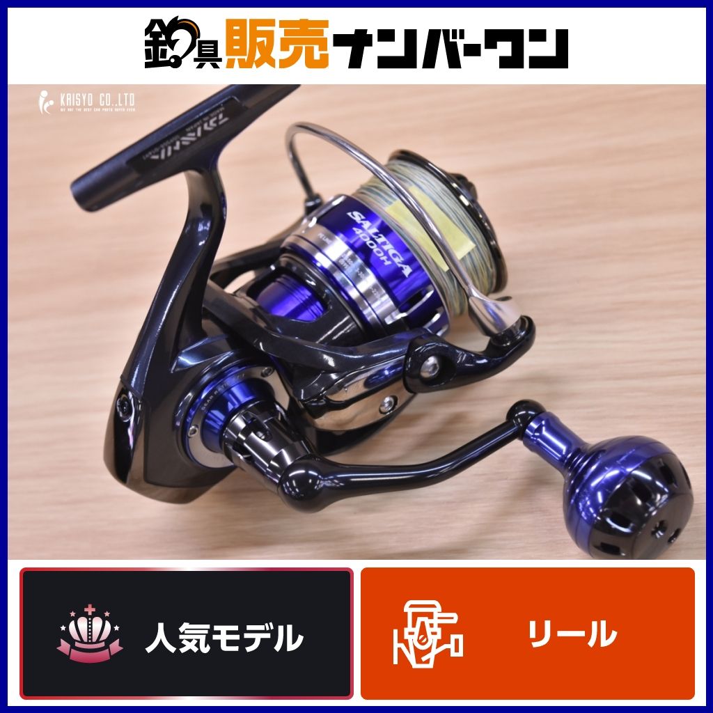 【美品】DAIWA SALTIGA 4000 ソルティガ4000 ダイワ(Daiwa) 10ソルティガ 4000H 00059523｜アウトドア用品・釣り具
