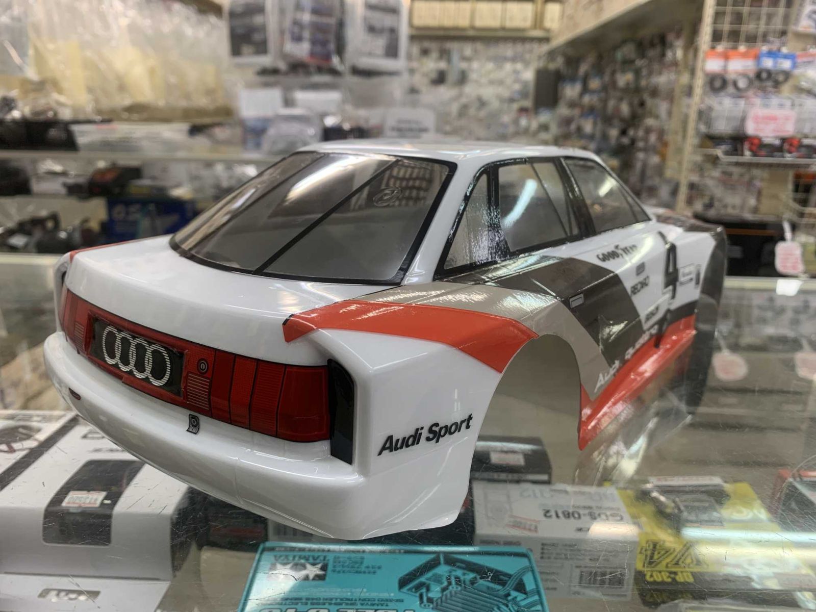 塗装済みボディ タミヤ 1/10 アウディ 90 クワトロ レーシング - メルカリ