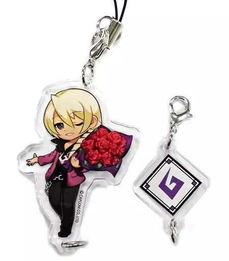 中古】キーホルダー・マスコット(キャラクター) 牙琉響也 「逆転裁判