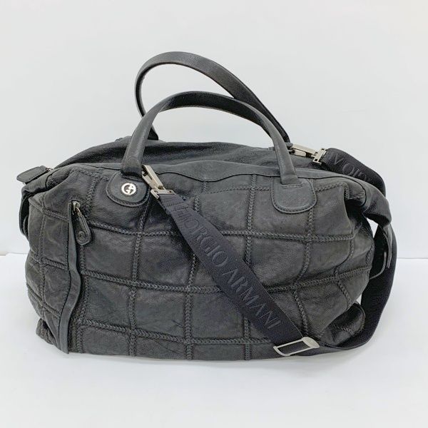 GIORGIO ARMANI ジョルジオアルマーニ ボストンバッグ 鞄 カバン