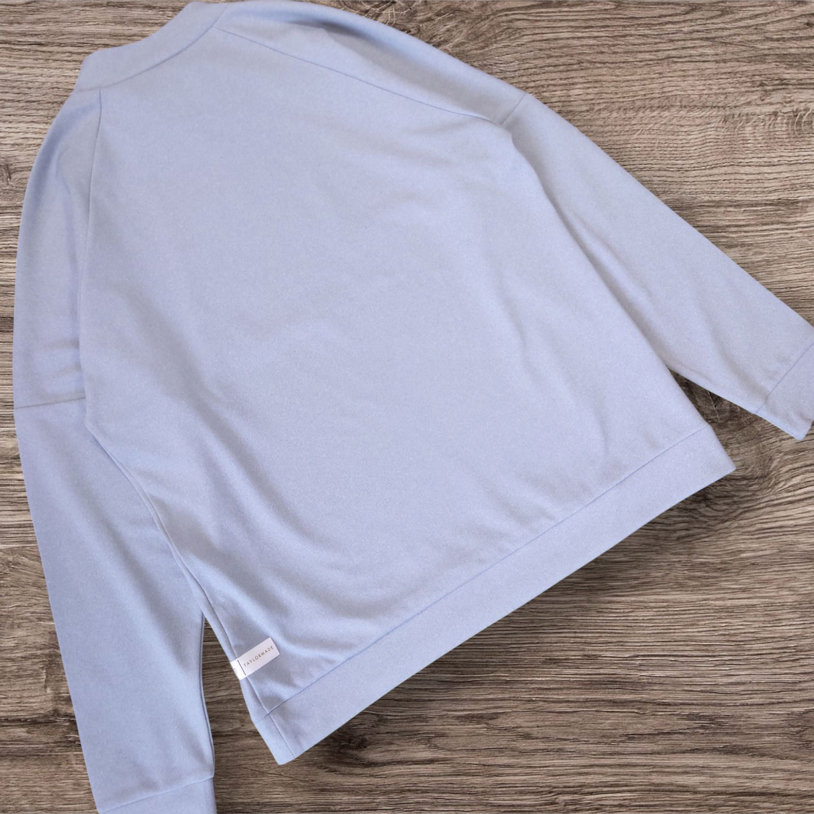 極美品 Taylor Made Golf モックネック スウェット モノトーン グレー