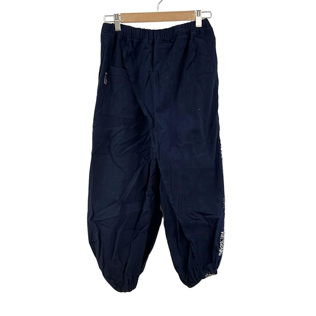 ソウソウ　SOU・SOU 未使用　麻混 筒下 変形パンツ ソウソウ SOU・SOU 未使用 麻混 筒下 変形パンツ