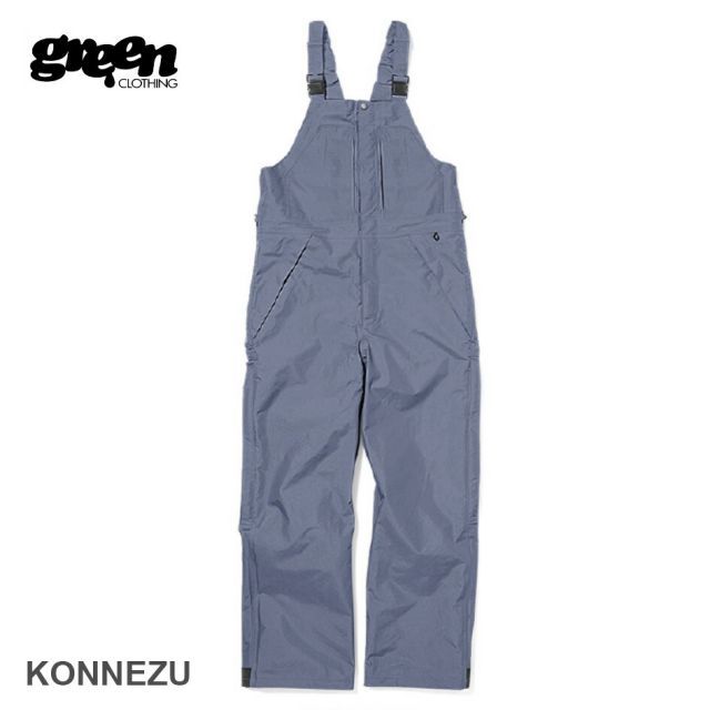 グリーンクロージング ビブパンツ ダークグリーン スノーボード パンツ