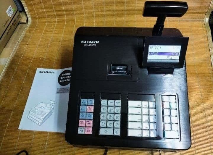 美品シャープレジスター XE-A207 PC連携売上管理設定無料 991109