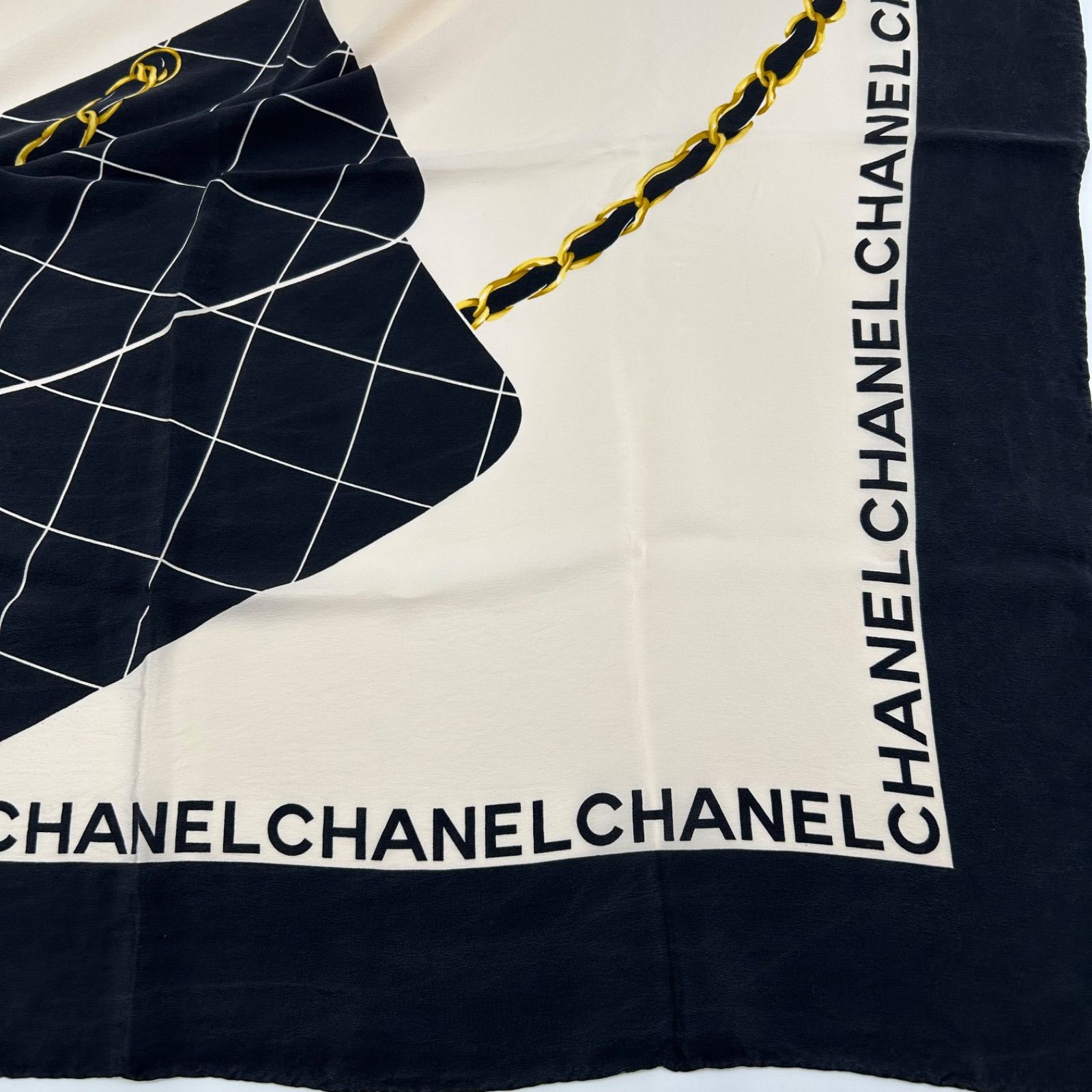 CHANEL シャネル スカーフ マトラッセバッグ柄 - メルカリ