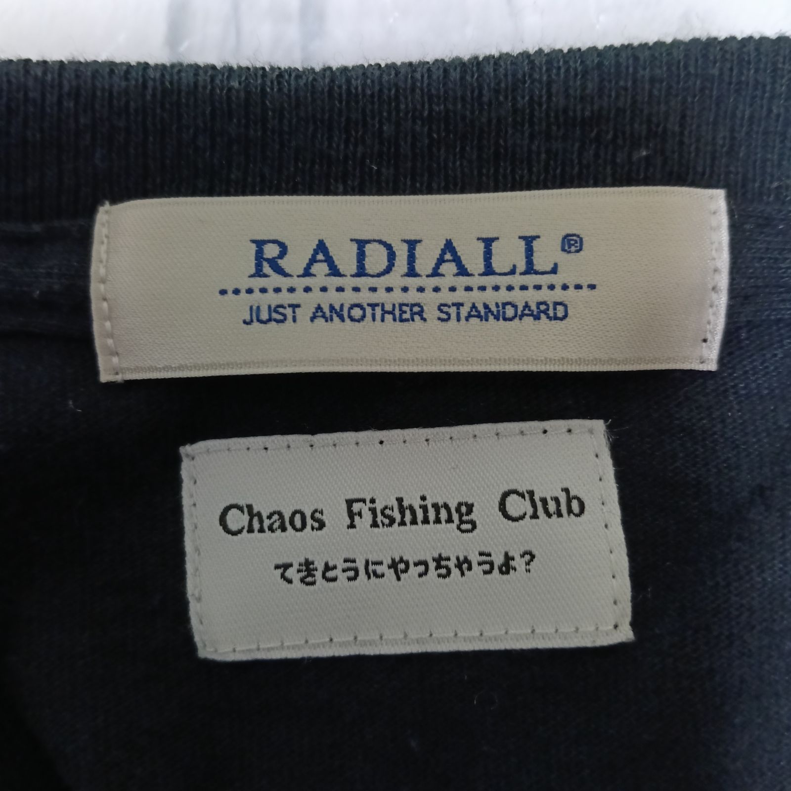 RADIALL×CHAOS FISHING CLUBコラボロンT長袖ラディアルカオス