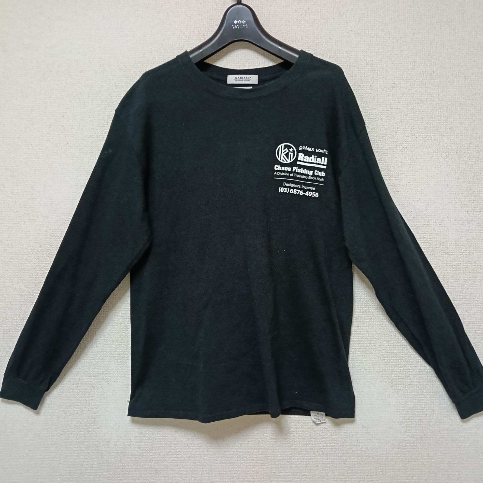 RADIALL×CHAOS FISHING CLUBコラボロンT長袖ラディアルカオス