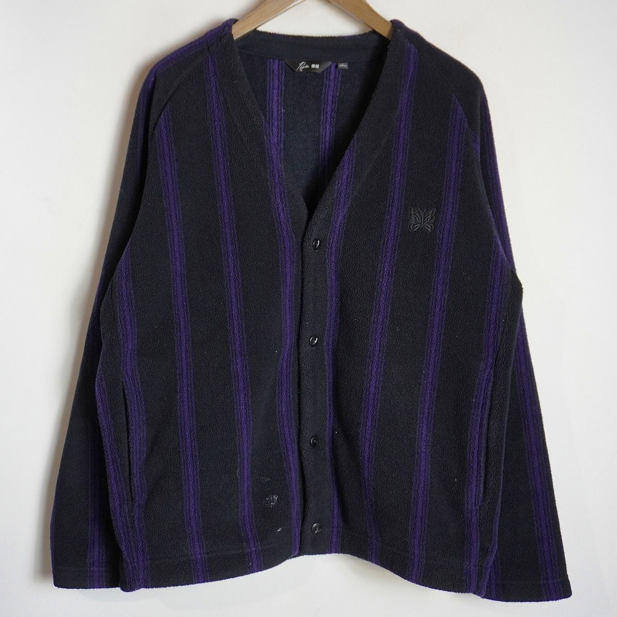 25AW UNIQLO ユニクロ × Needles ニードルス ストライプ フリース
