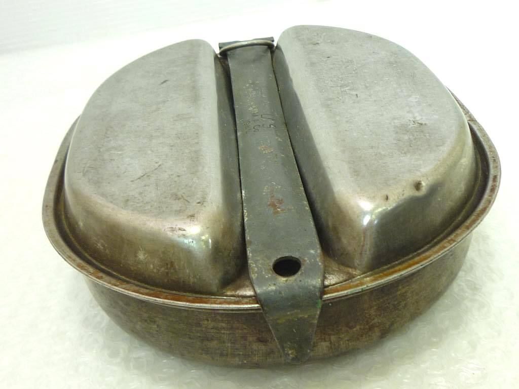 アメリカ軍 メスキットパン 1944年製 ビンテージ 希少 1944年 米軍 兵士 野戦用 メスキットパン US 食器 M.A.Co