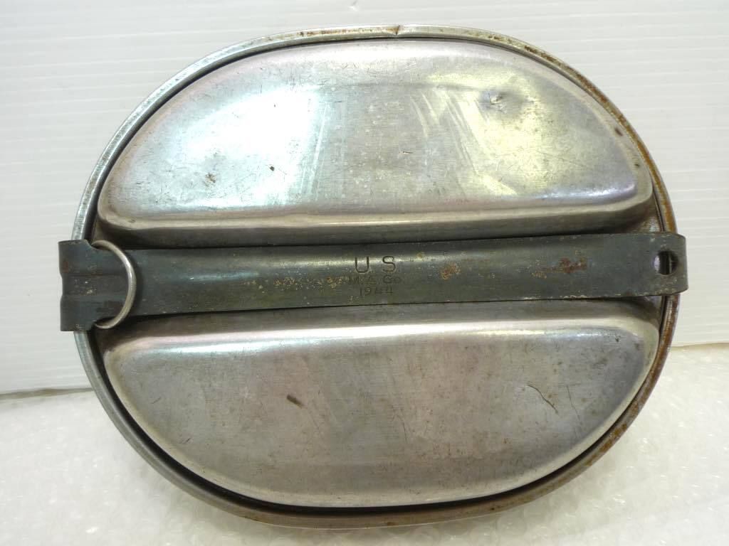 希少 1944年 米軍 兵士 野戦用 メスキットパン US 食器 M.A.Co