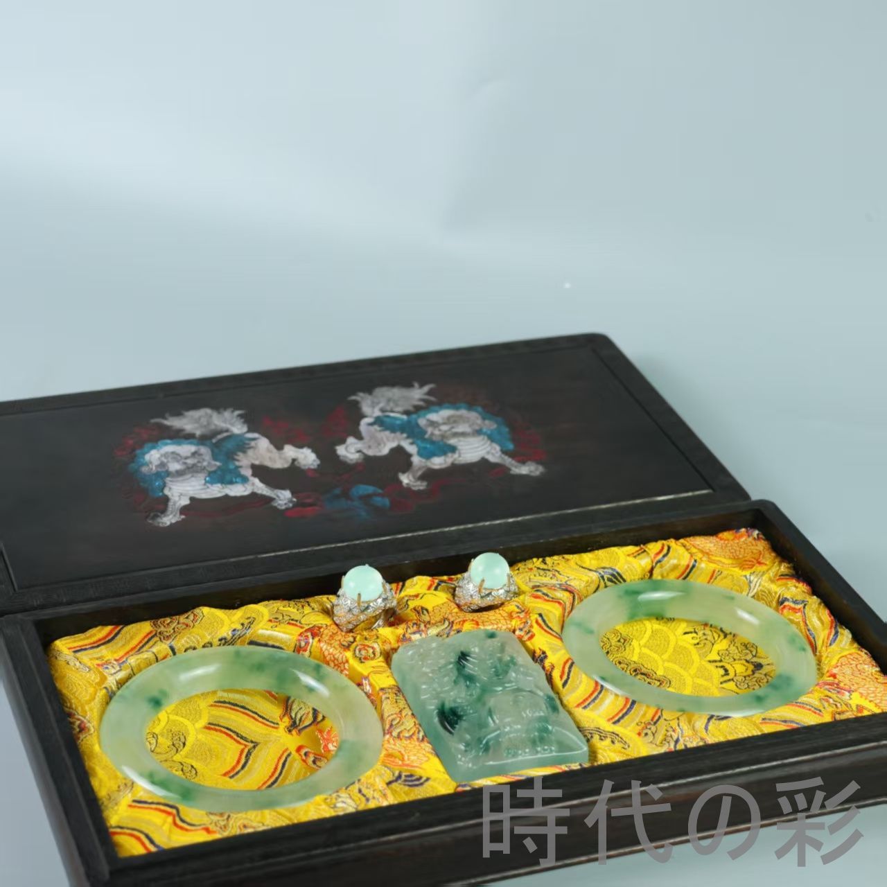 翡翠 高氷種 彫刻 セット』コレクション用 中国古美術 旧蔵 精巧手彫