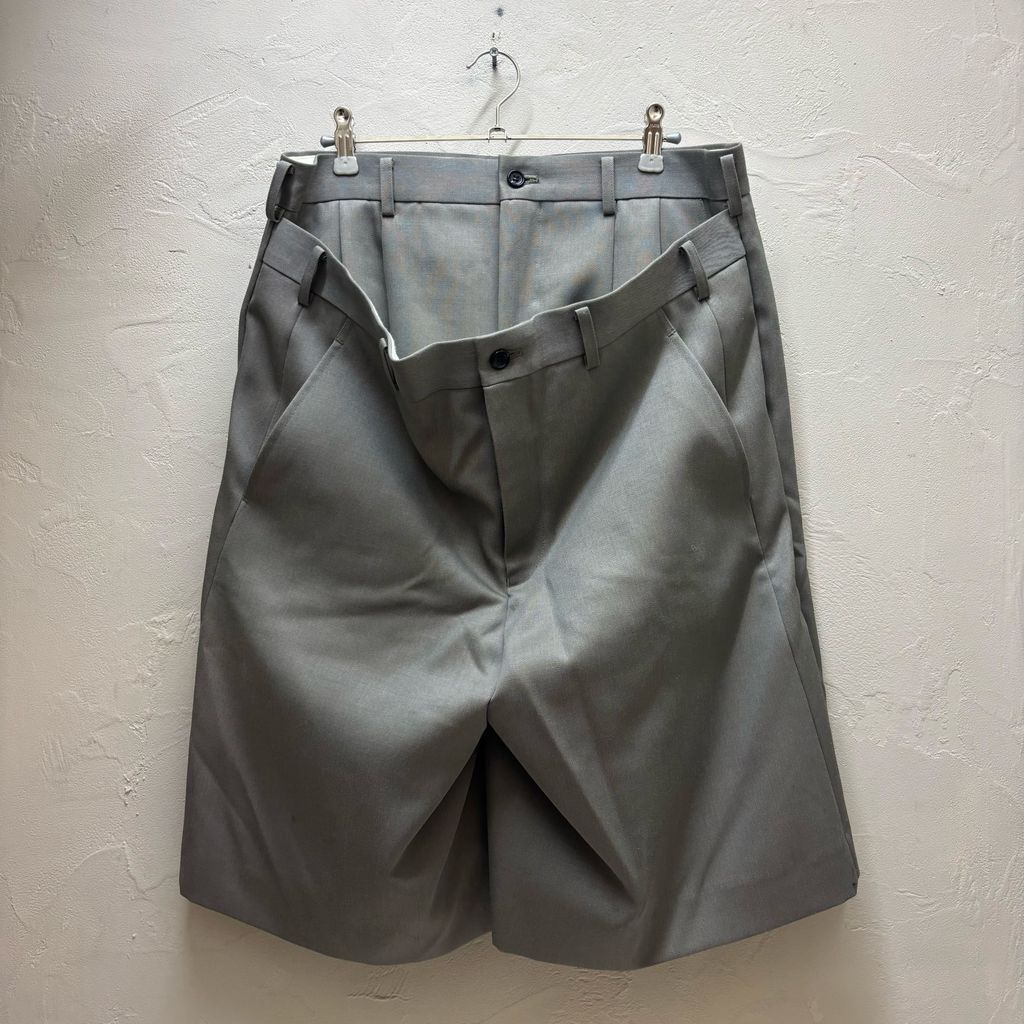 COMME des GARCONS コムデギャルソンショートパンツ SS グレー 未使用品 コム デ ギャルソン オム 小売 ドゥ ショートパンツ グレー S