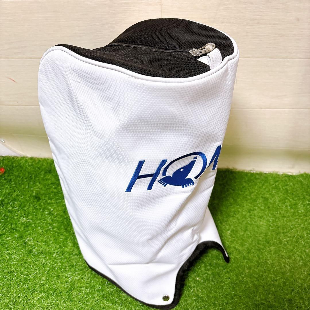 Mホンマ 高級エナメル 3点式 キャディーバッグ ゴルフクラブケース