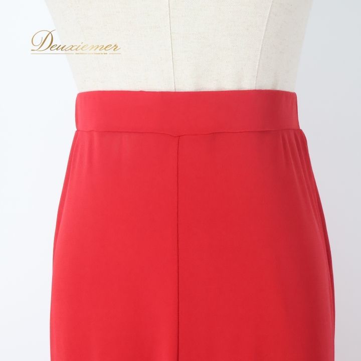 社交ダンス 衣装 スカート レッド系 チャコット Chacott 赤 レッスン