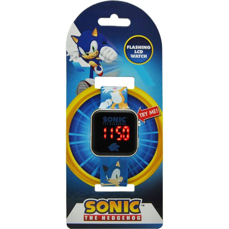 ソニック・ザ・ヘッジホッグ　SONIC　SEGA　LED　デジタル　 腕時計 子供用　キッズ腕時計