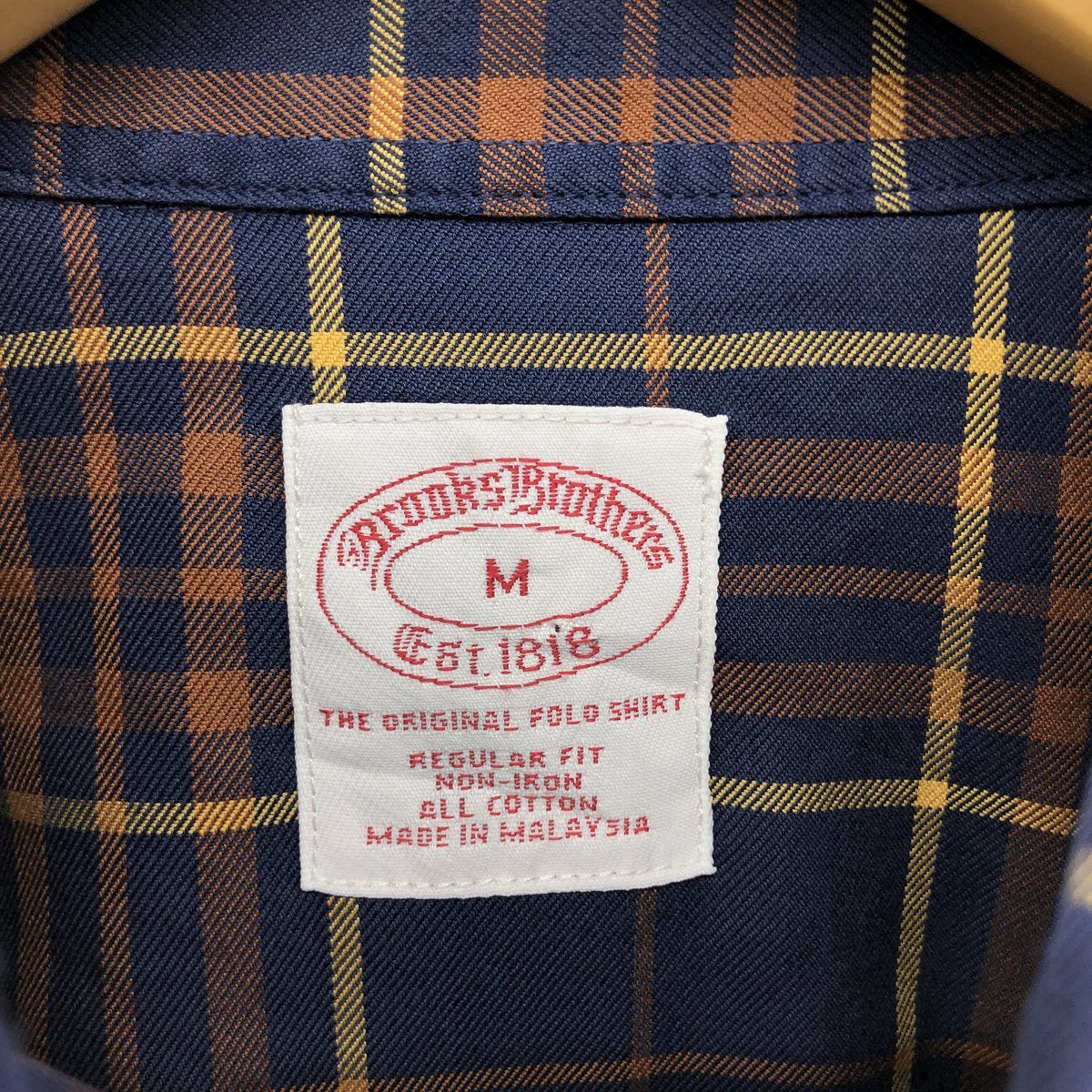 古着 ブルックスブラザーズ Brooks Brothers Est.1818 長袖 ボタンダウンチェックシャツ メンズM相当/eaa562758