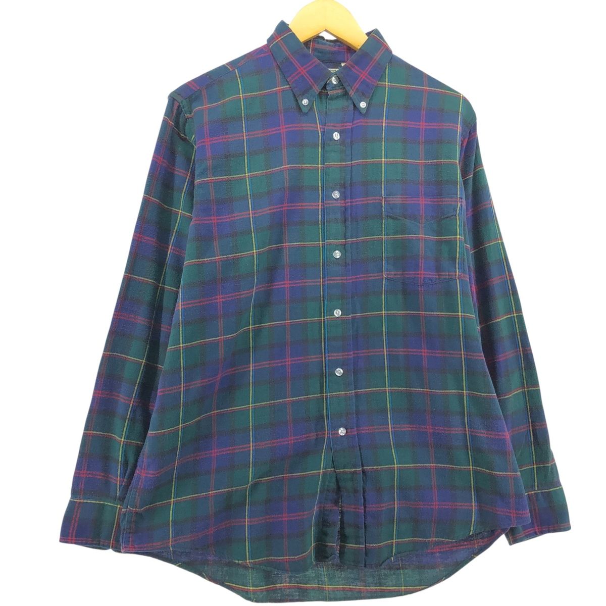 古着 80年代 エルエルビーン L.L.Bean 長袖 ボタンダウン フランネル 
