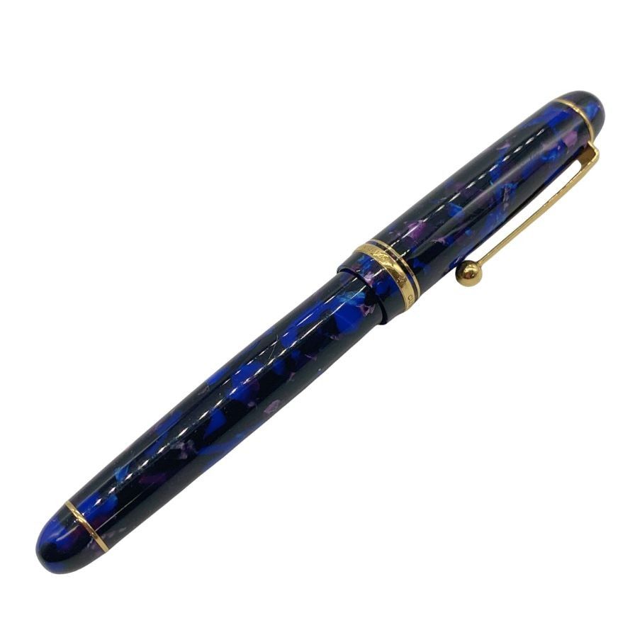 パイロット 万年筆 14K マーブル パイロット 万年筆 カスタム マーブル ペン先14K ブルー【AFI8