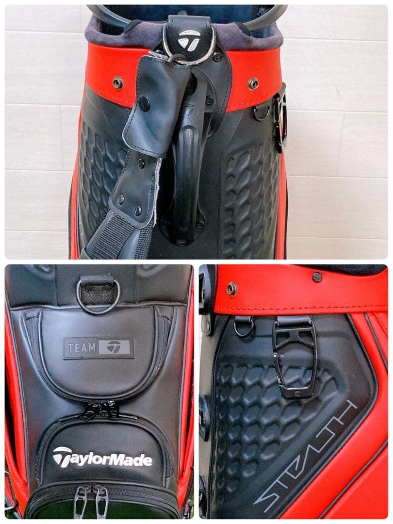 H テーラーメイド ステルス ゴルフクラブケース キャディーバッグ 3点
