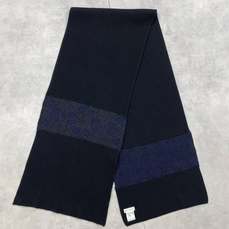 DRIES VAN NOTEN ドリスヴァンノッテン マフラー ストール 総柄切替