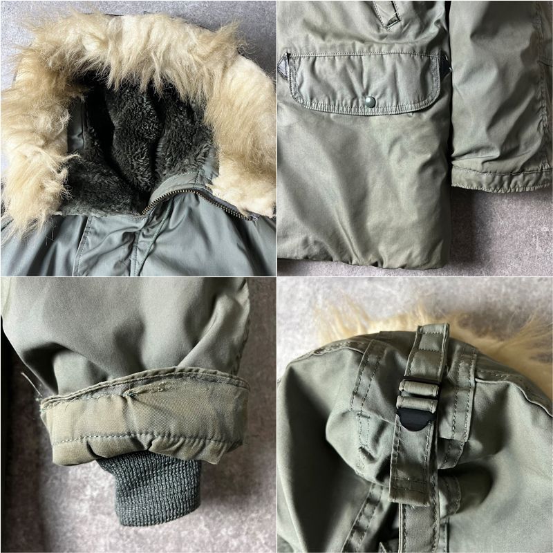 N-3B 米軍実物　80's 米軍 N-3B フライトジャケット SMALL 80年代実物 古着屋 hooperdoo