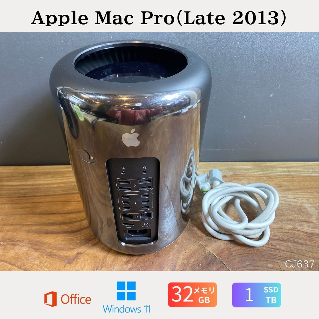 美品］Apple Mac Pro（Late 2013）/ Xeon E5 / メモリ64GB / SSD 1TB