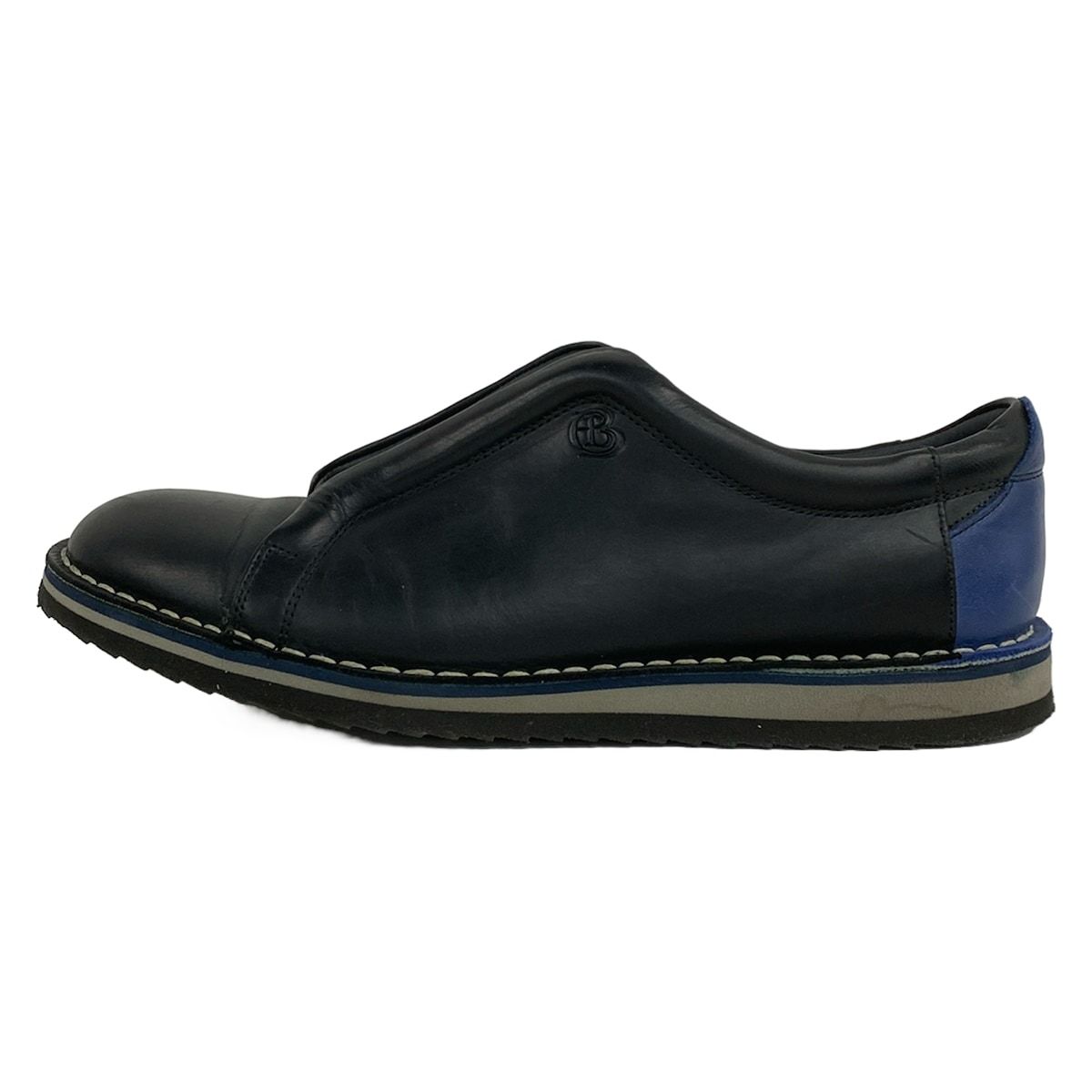 LANVIN en Bleu ランバンオンブルー　スリッポン　24㎝未着用 LANVIN en Bleu(ランバンオンブルー) スリッポン 24 1/2 メンズ - 黒