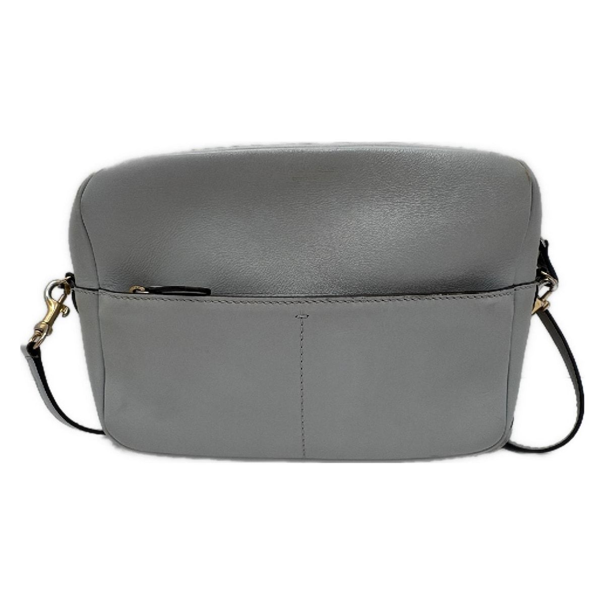 ✨極美品✨　J&MDavidson 　ショルダーバッグ　グレー　レザー J&MDavidson(ジェイ&エムデヴィッドソン) ショルダーバッグ - ライト