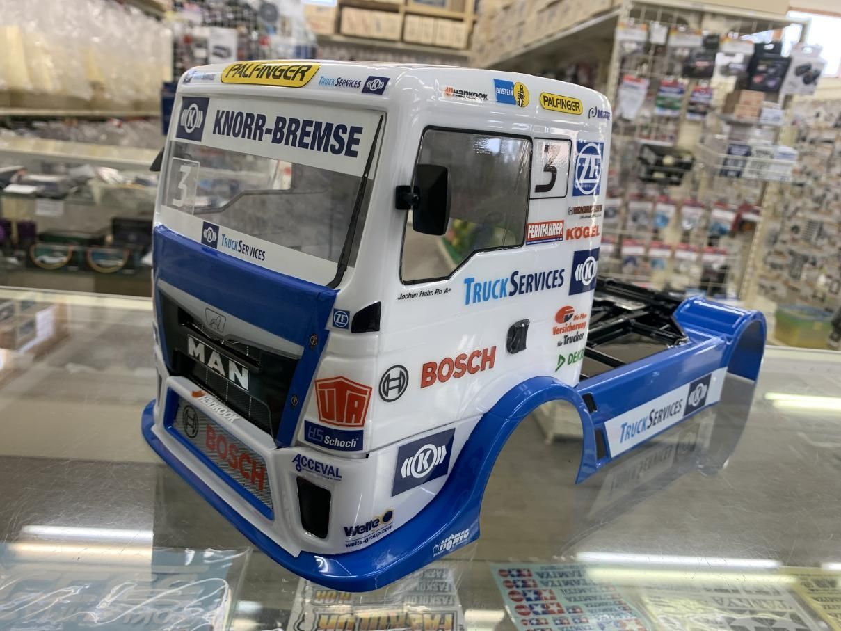 タミヤ 1/14 TEAM HAHN RACING MAN TGS 塗装済みボディ (SP.1606