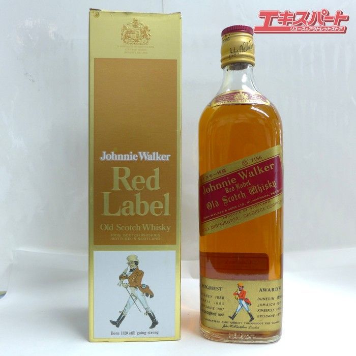 未開栓 JOHNNIE WALKER ジョニーウォーカー レッドラベル 赤金キャップ