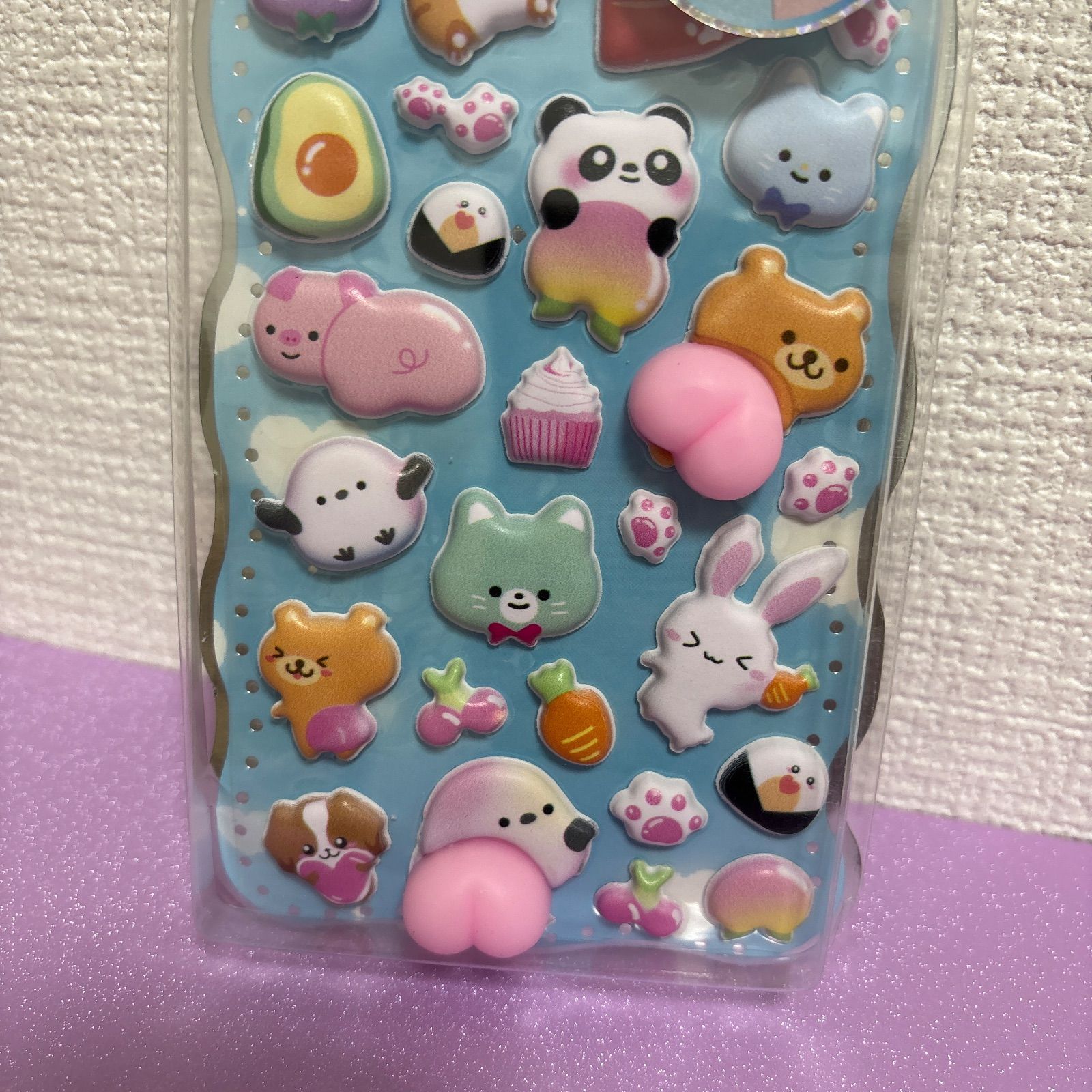 正規品】 吉田産業 ぷにぷにおしりのぷくぷくキャンディシール おしり
