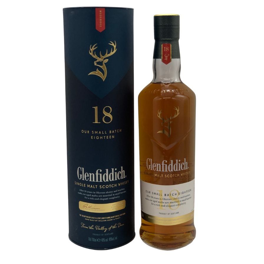 未開栓 Glenfiddich グレンフィディック18年 40％ 700ml 未開栓