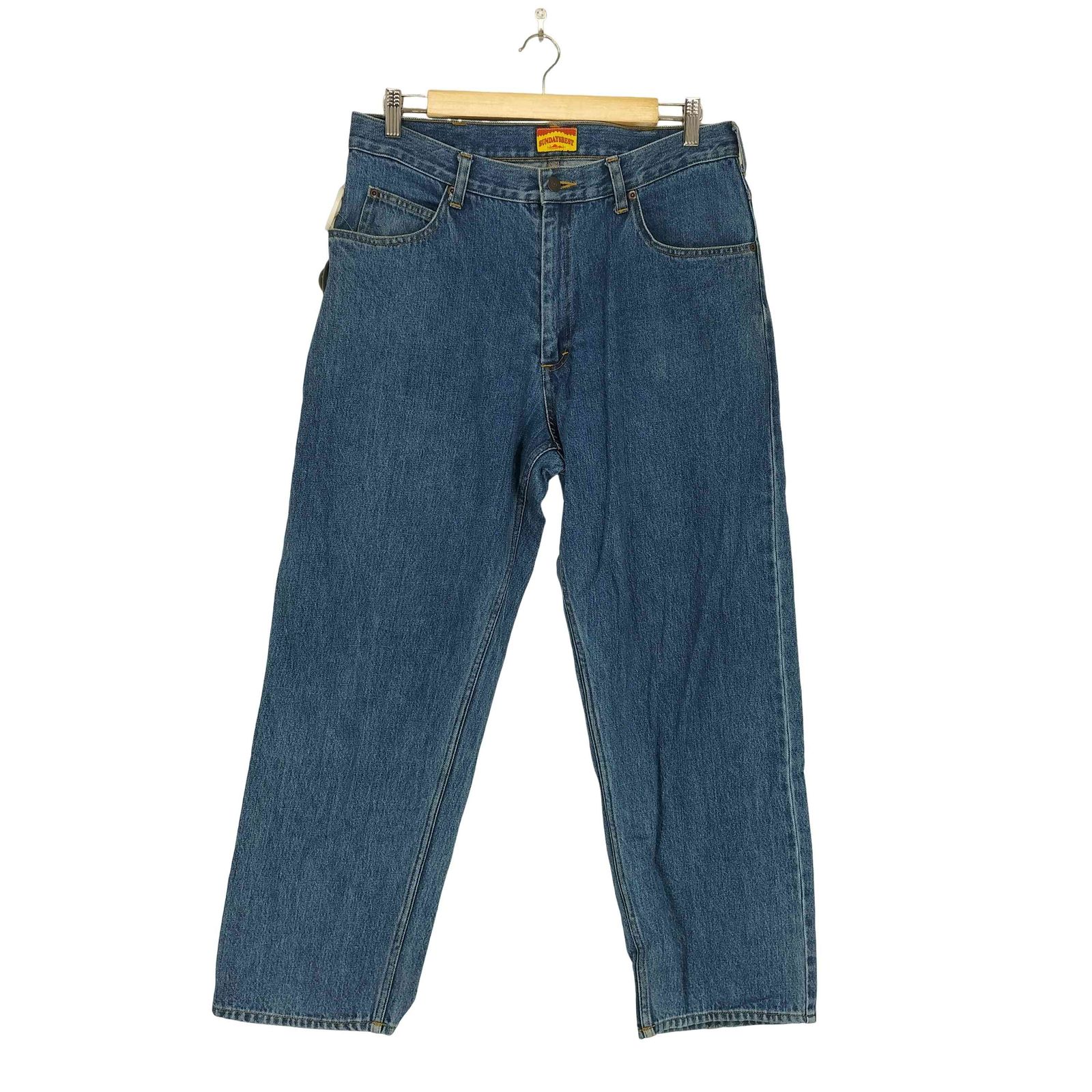 サンデイズベスト SUNDAYS BEST REGULAR FIT STONE WASHED BLUE DENIM