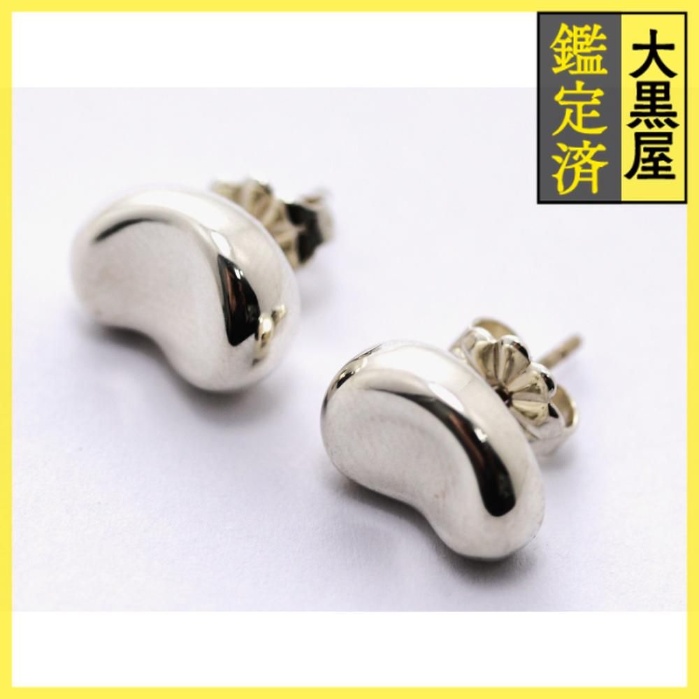 ■★GWセール★【ティファニー】ビーン　ピアス　片耳　2013 TIFFANY＆CO ティファニー ビーンピアス シルバー 3.0g 【471】M の