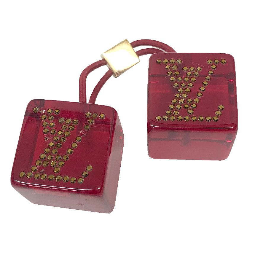 LOUIS VUITTON ルイヴィトン ヘアゴム ヘアキューブ レッド 赤