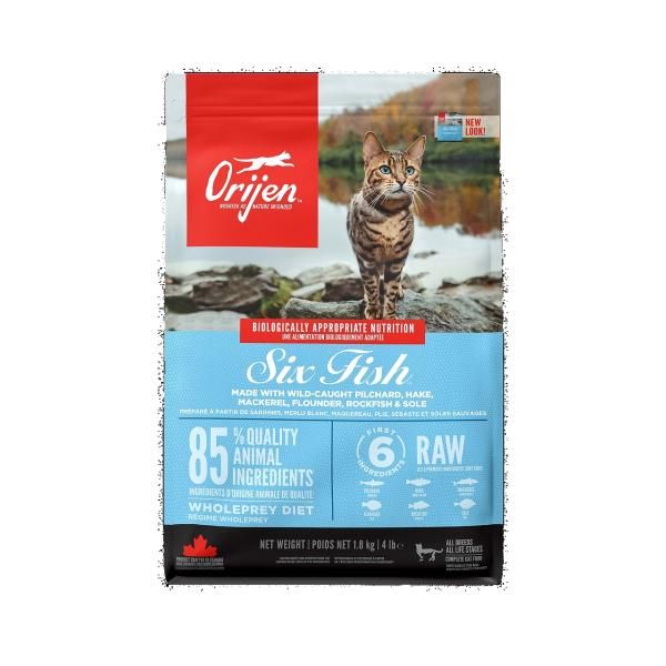 オリジンフィット&トリムキャット1.8kg シックスフィッシュキャット1.8kg Amazon | Orijen(オリジン) キャットフード 6フィッシュキャット 1.8kg