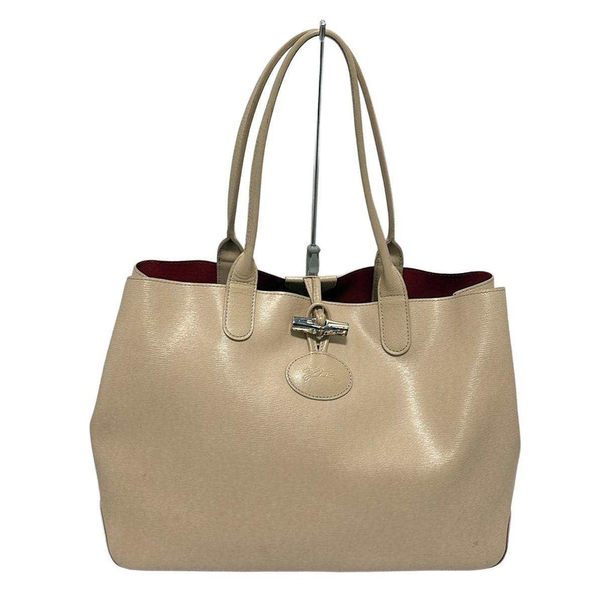 LONGCHAMP(ロンシャン) トートバッグ ロゾ ベージュ レザー 【公式通販】