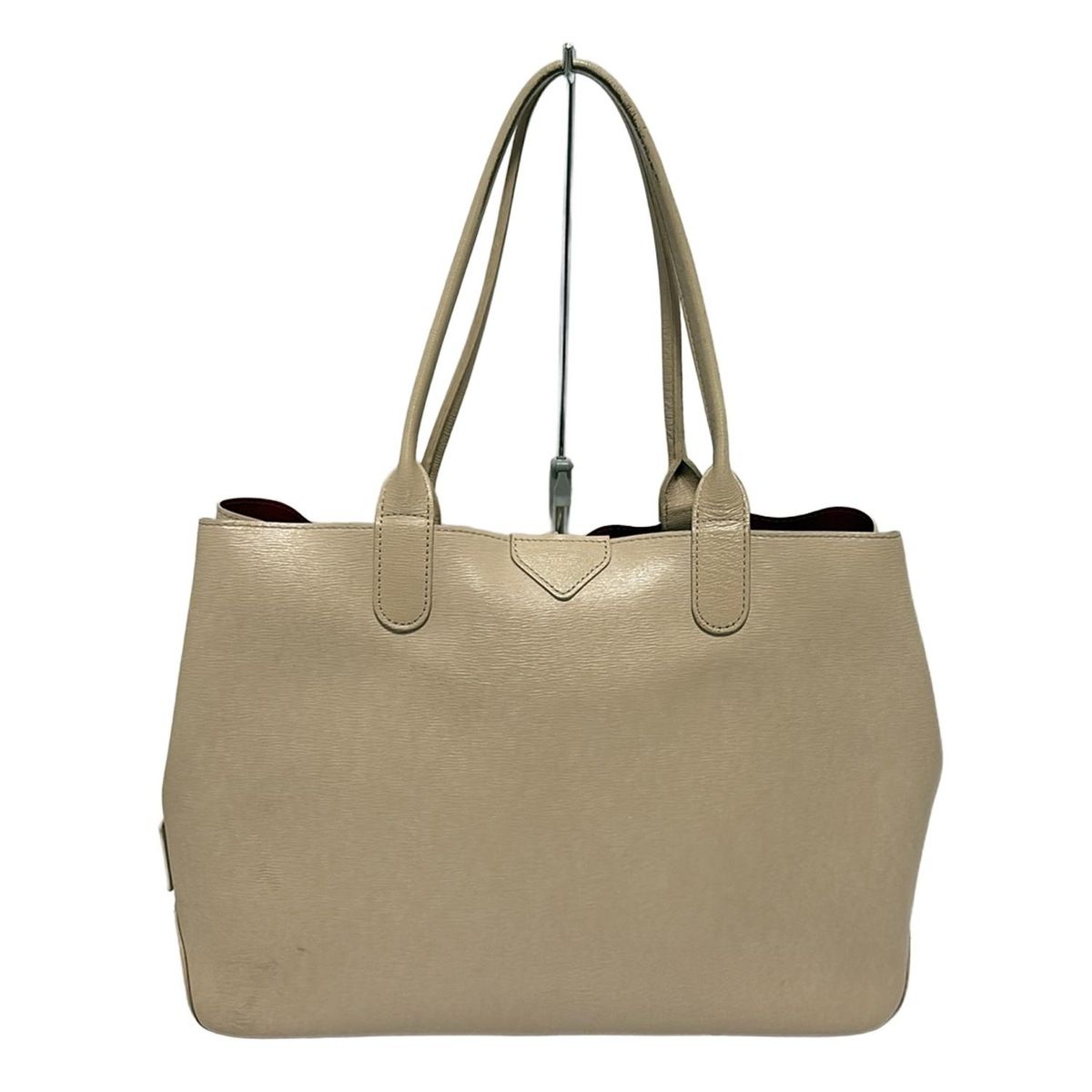 LONGCHAMP ベージュ ロゾ トートバッグ LONGCHAMP(ロンシャン) トートバッグ ロゾ ベージュ レザー 【公式通販】