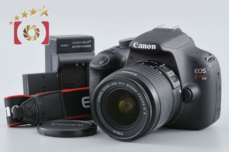少シャッター数！ Canon EOS kiss x70 中古市場では希少モデル！ 少シャッター数！ Canon EOS kiss x70 中古市場では希少モデル！